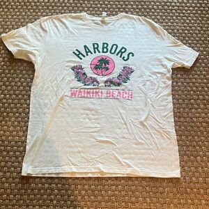 Next Level Apparel White Harbors Waikiki Beach Tee